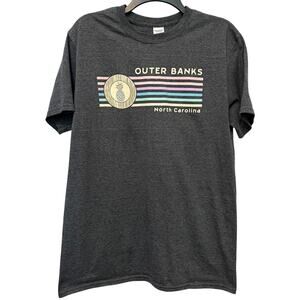 Gildan Outer Banks Tee Tshirt North Carolina Pineapple Large